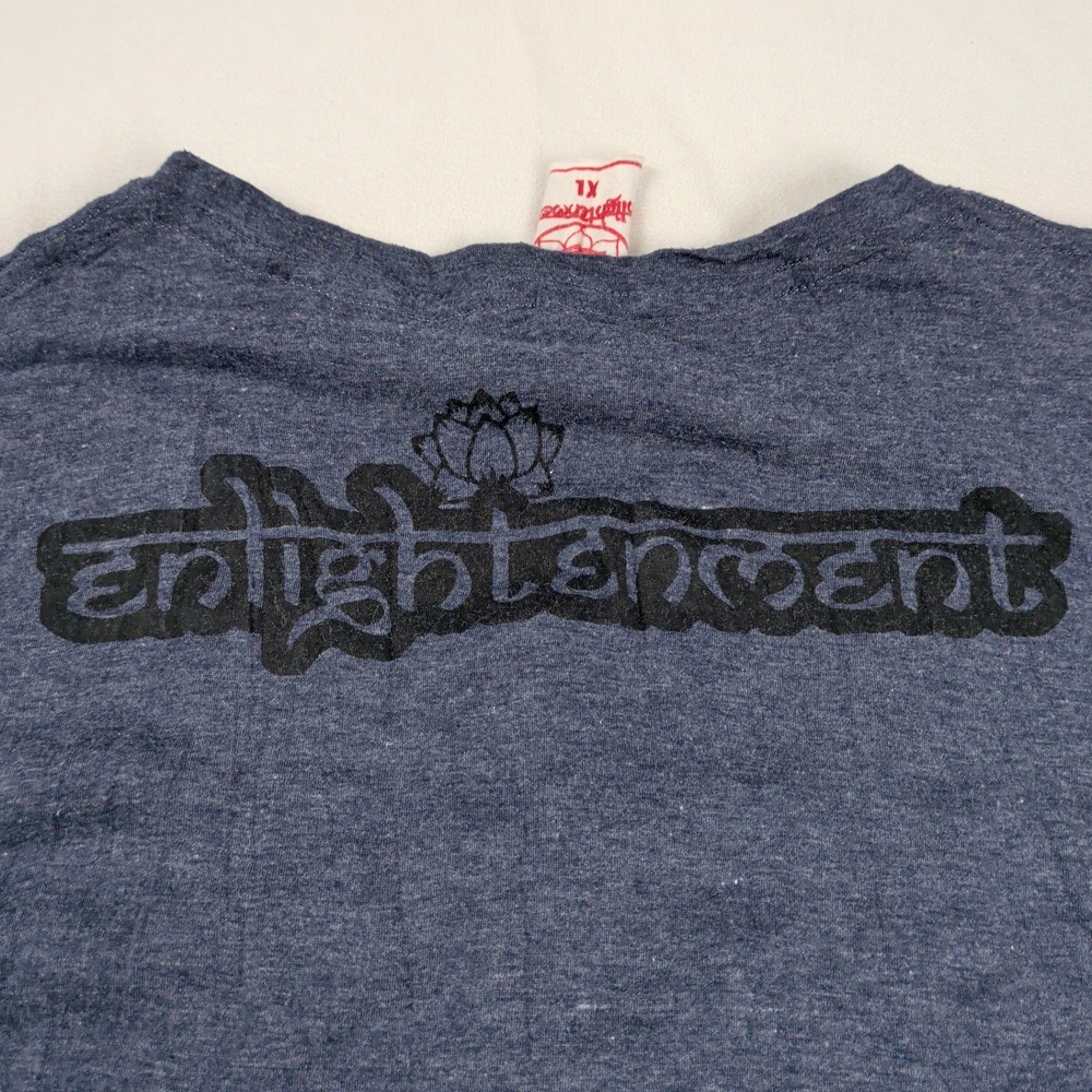 Enlightenment Celtic Tree of Life Sun Moon Long Sleeve‎ T-Shirt Blue XL Cotton - Picture 7 of 8